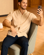 Camisa de manga corta para hombre