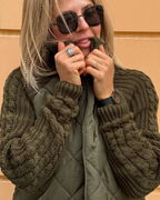 Chaqueta casual de manga larga con cremallera para mujer