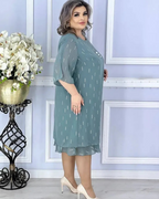 Vestido Suelto corto elegante y a la moda para mujer®