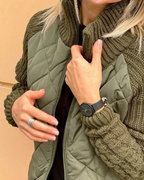 Chaqueta casual de manga larga con cremallera para mujer