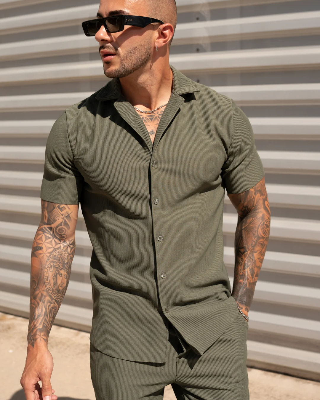 Conjunto Casual de Camiseta Manga Corta y Pantalón para Hombre®