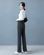 Pantalones anchos de terciopelo informales para mujer®