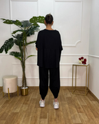 Conjunto de Camisa y Pantalón holgado para mujer