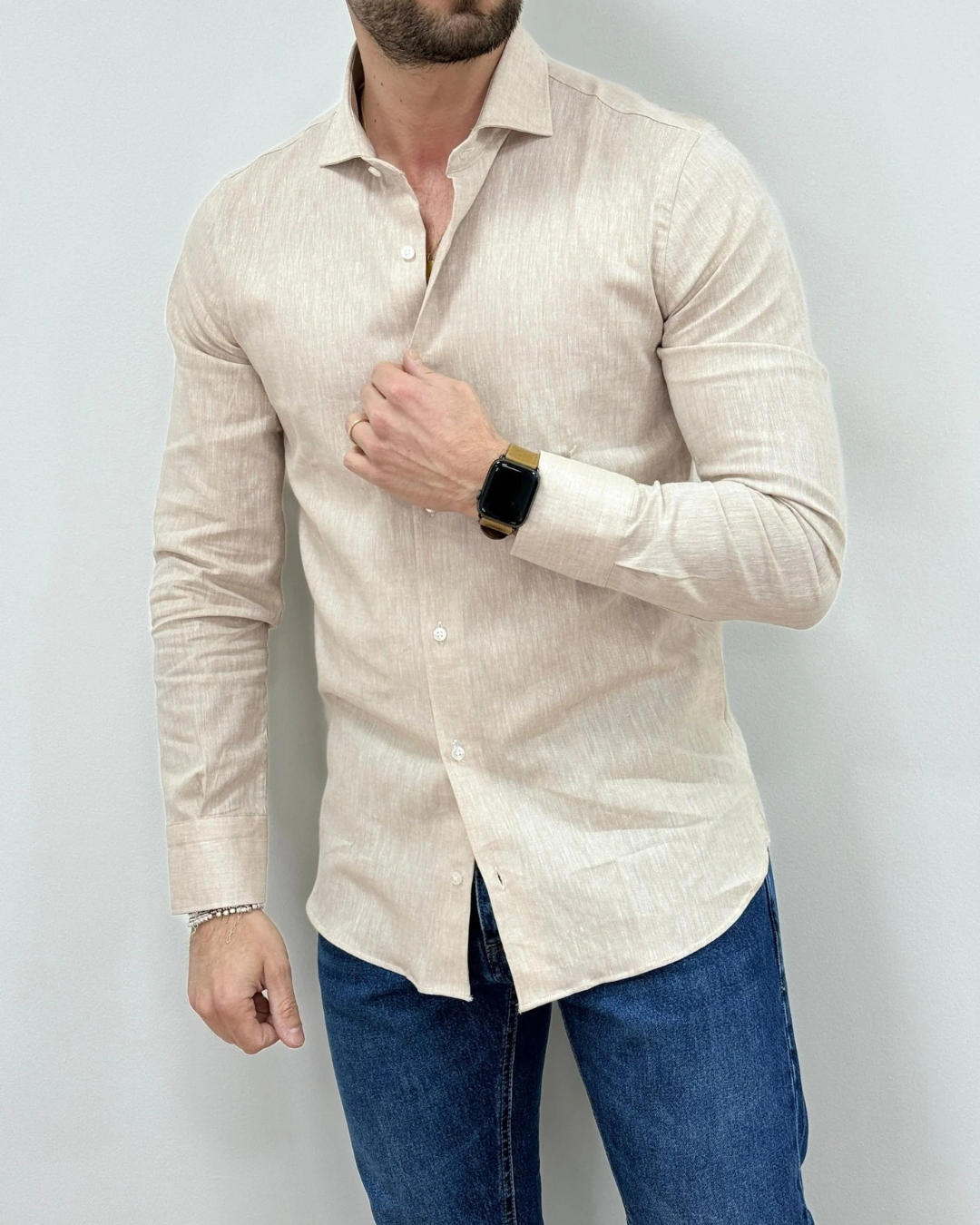 Camisa de Lino para Hombre®