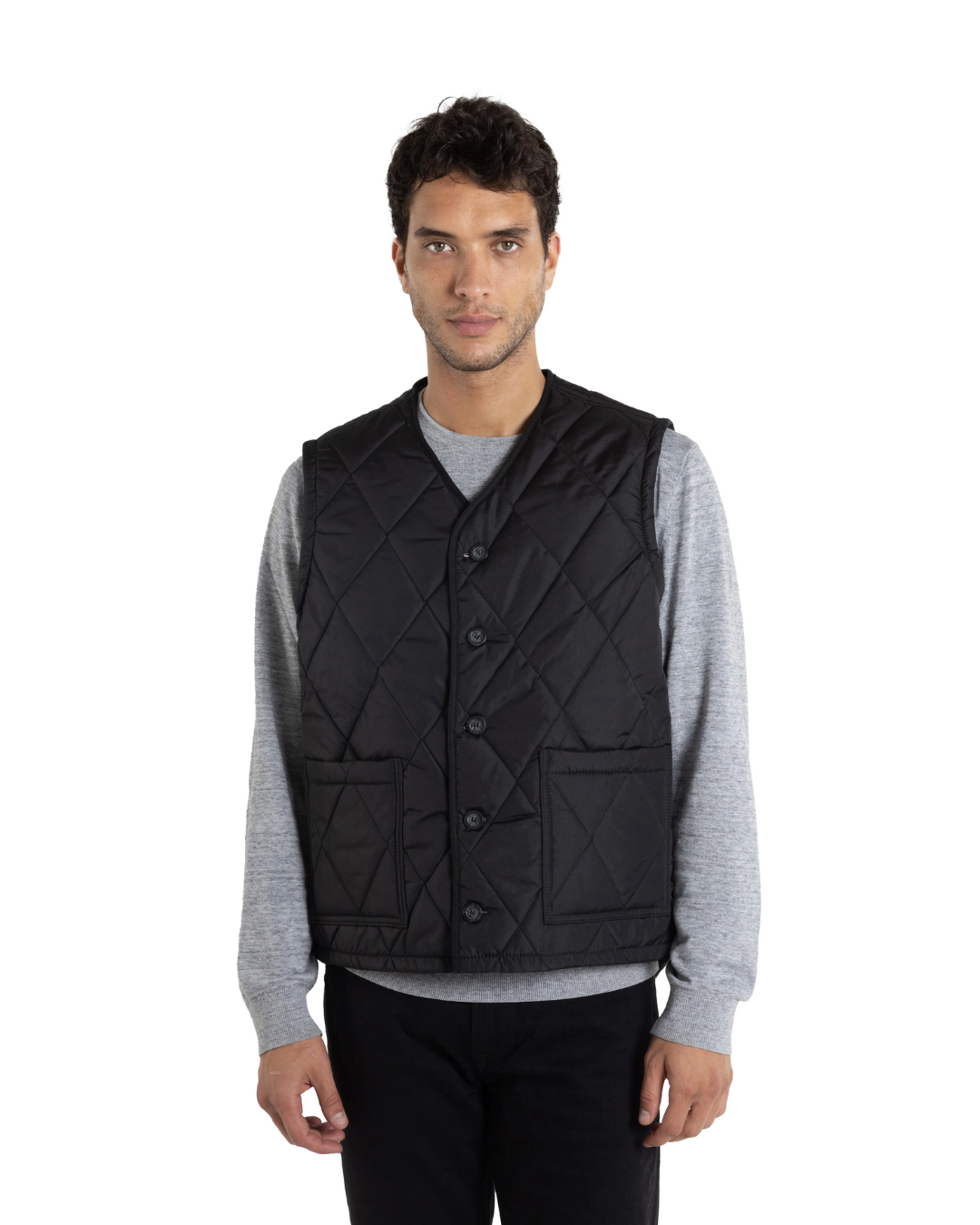 Chaleco para Hombre de Algodón Negro®