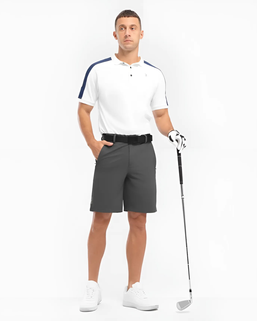 Pantalones cortos de tejido transpirable y elástico para hombre