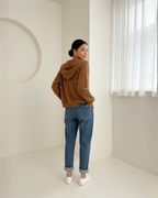 Cárdigan con Capucha de Estilo Relajado Para Mujer