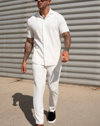 Conjunto Casual de Camiseta Manga Corta y Pantalón para Hombre®