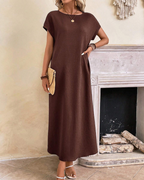 Vestido largo de mujer, ancho y sin arrugas®