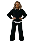 Conjunto de camiseta y pantalones para mujer®