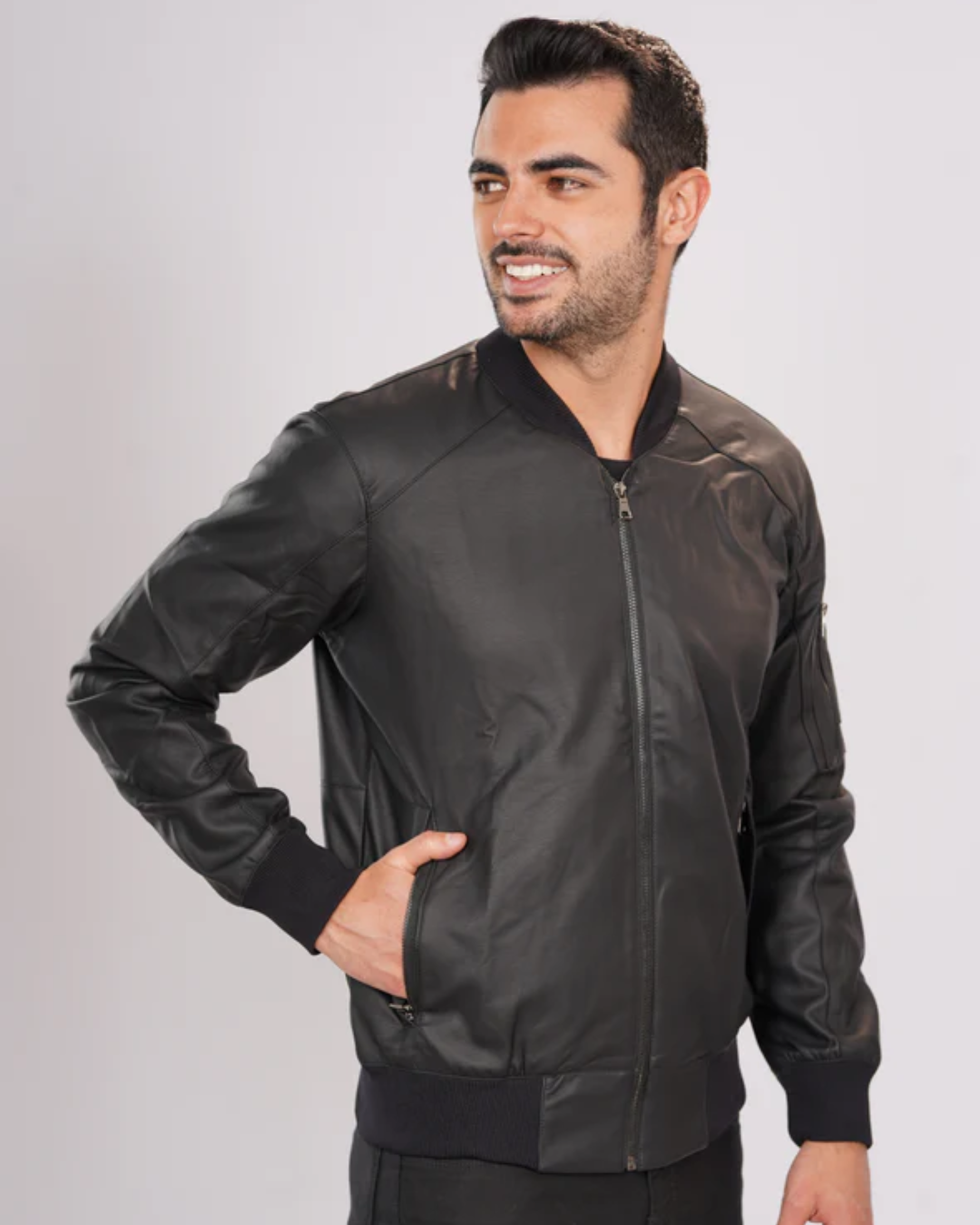 Cazadora Estilo Bomber para Hombre