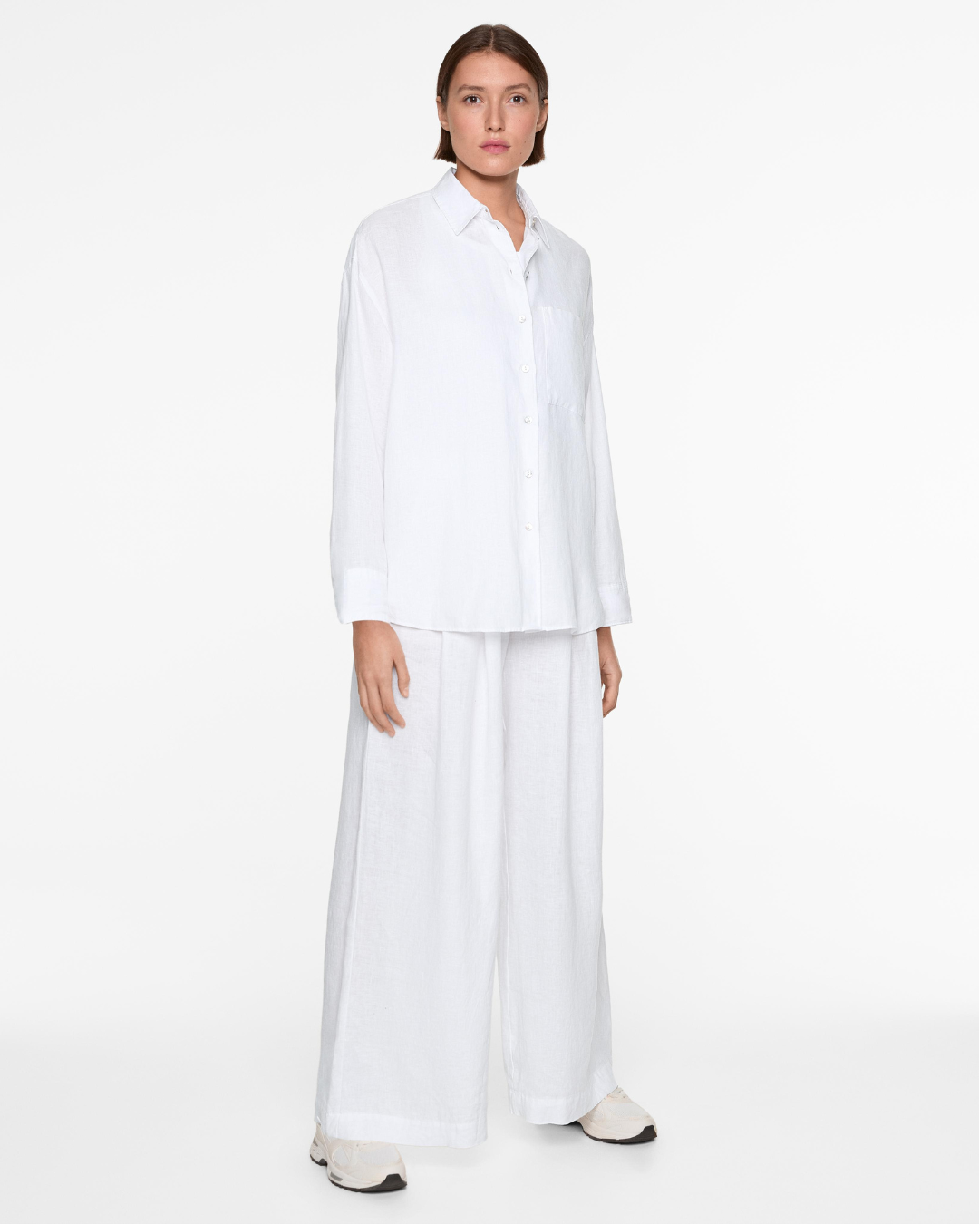 Conjunto Casual de Lino para Mujer Frescura y Estilo en Dos Piezas