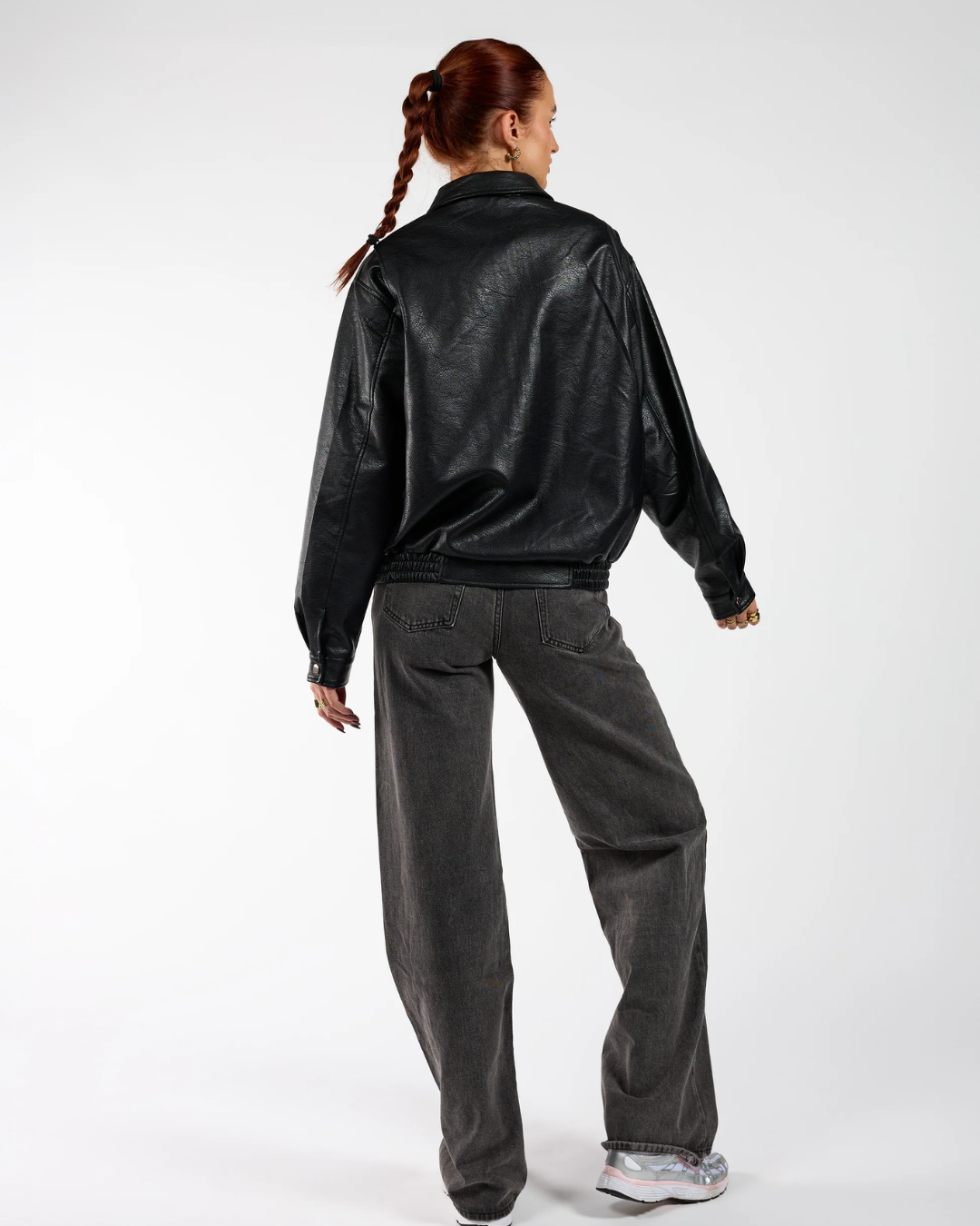 Chaqueta De Cuero De Alta Calidad y Comodidad Para Mujer