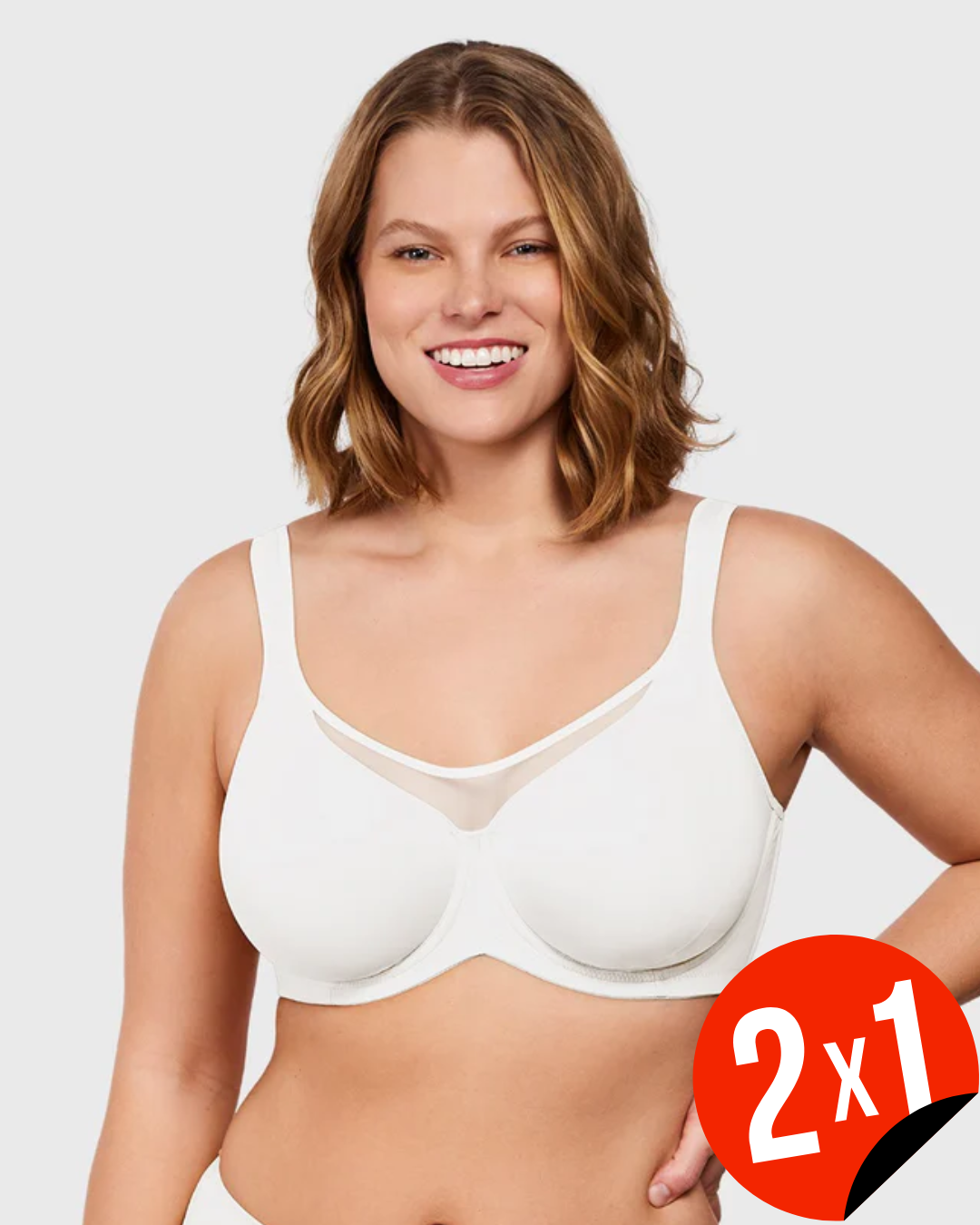 Sujetador con aro flexible sin forro (OFERTA 2X1)®