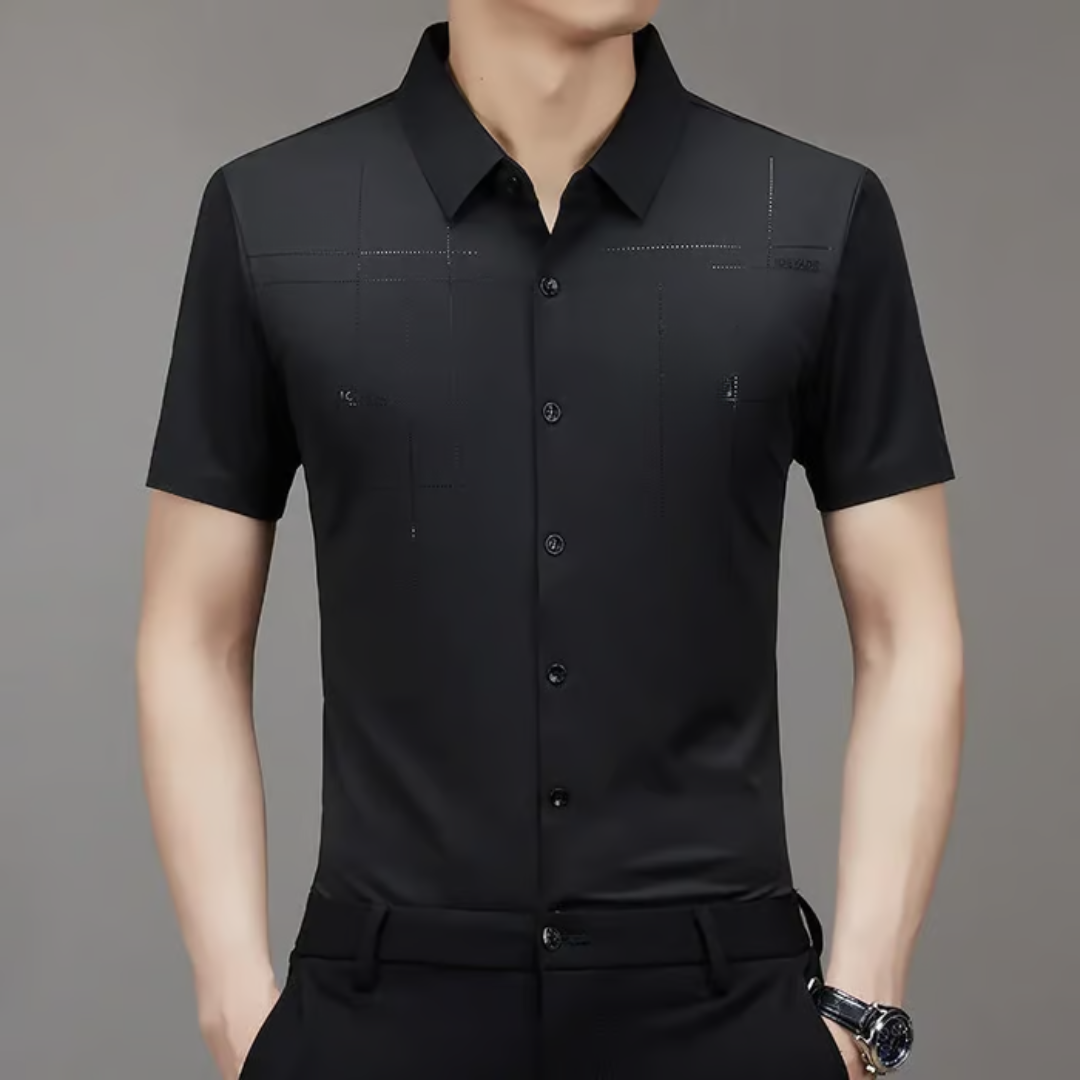 Camisa de Manga Corta para Hombre con un Estilo Moderno y Elegante