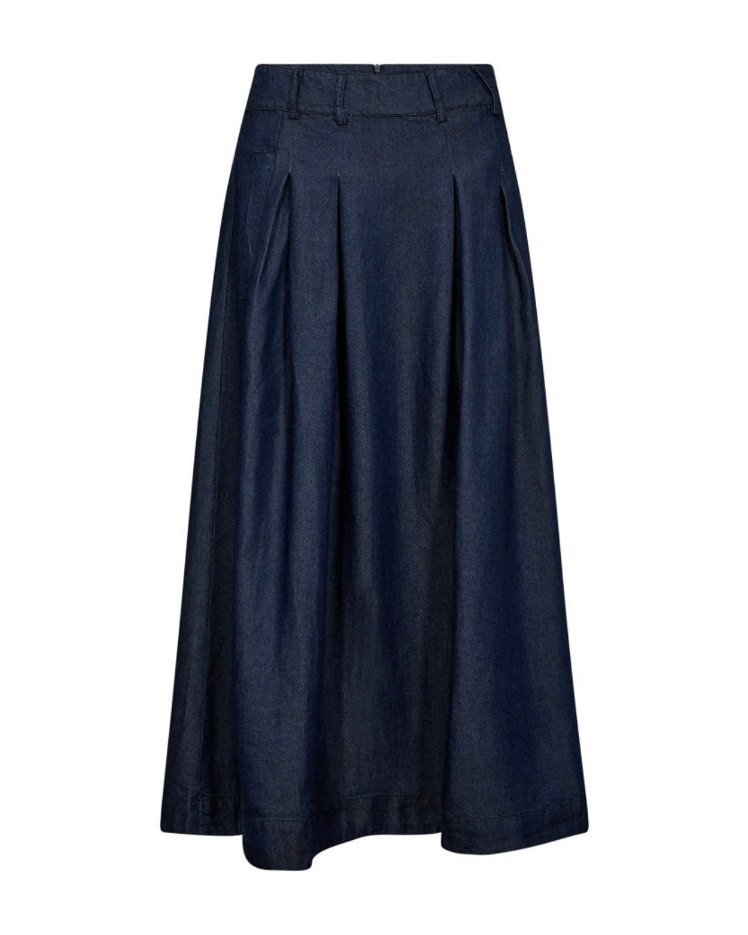 Falda Plizada de Mezclilla