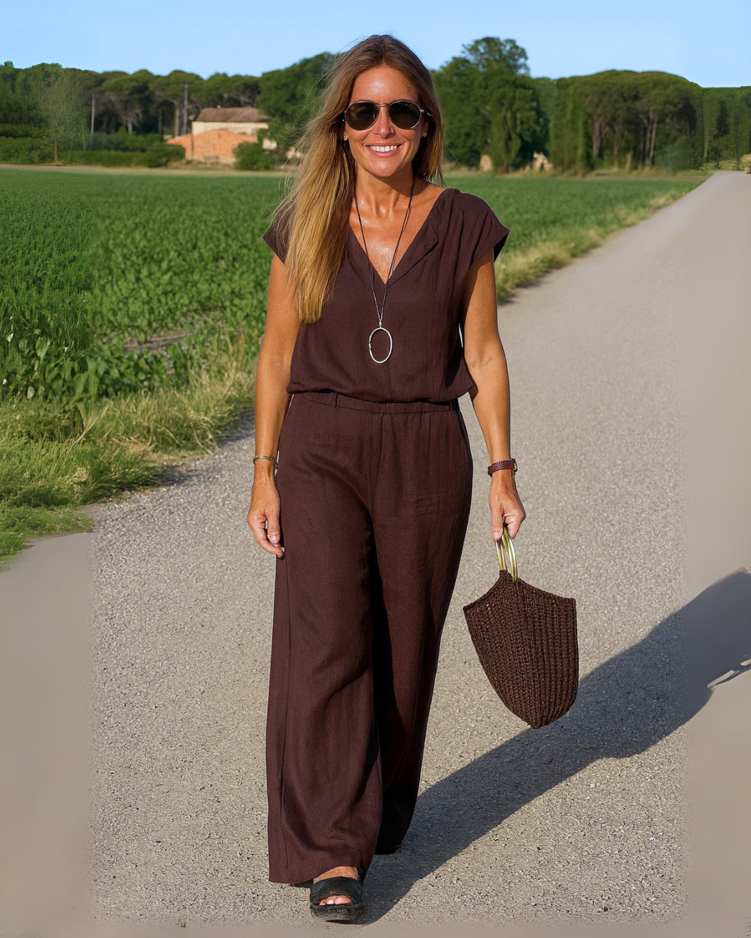 Conjunto de Lino Confort y Estilo Bohemio para Mujer