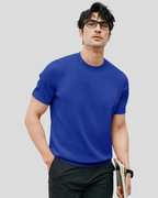 Polo de Manga Corta con tejido Elástico para Hombre