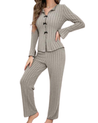 Conjunto de Pijama con Tejido Acanalado para Mujer®