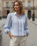 Cárdigan casual con cuello de solapa para mujer