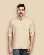 Camisa de Lino y Algodón para Hombre