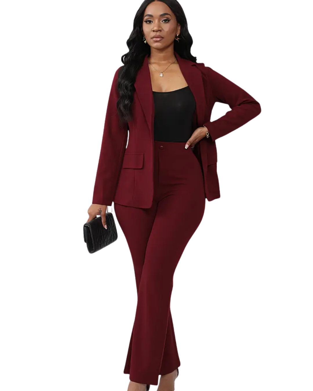 Conjunto de Traje Elástico Estilo Americano®