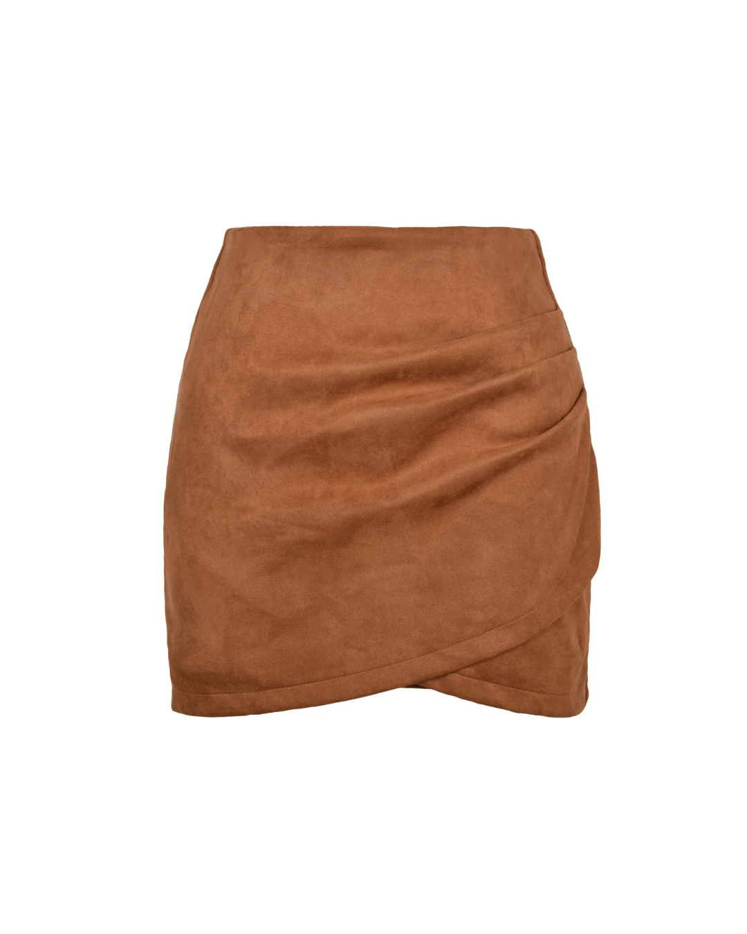 Mini Falda Casual de Ante®