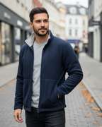 Chaqueta Polar Gruesa con Cuello Alto para Unisex