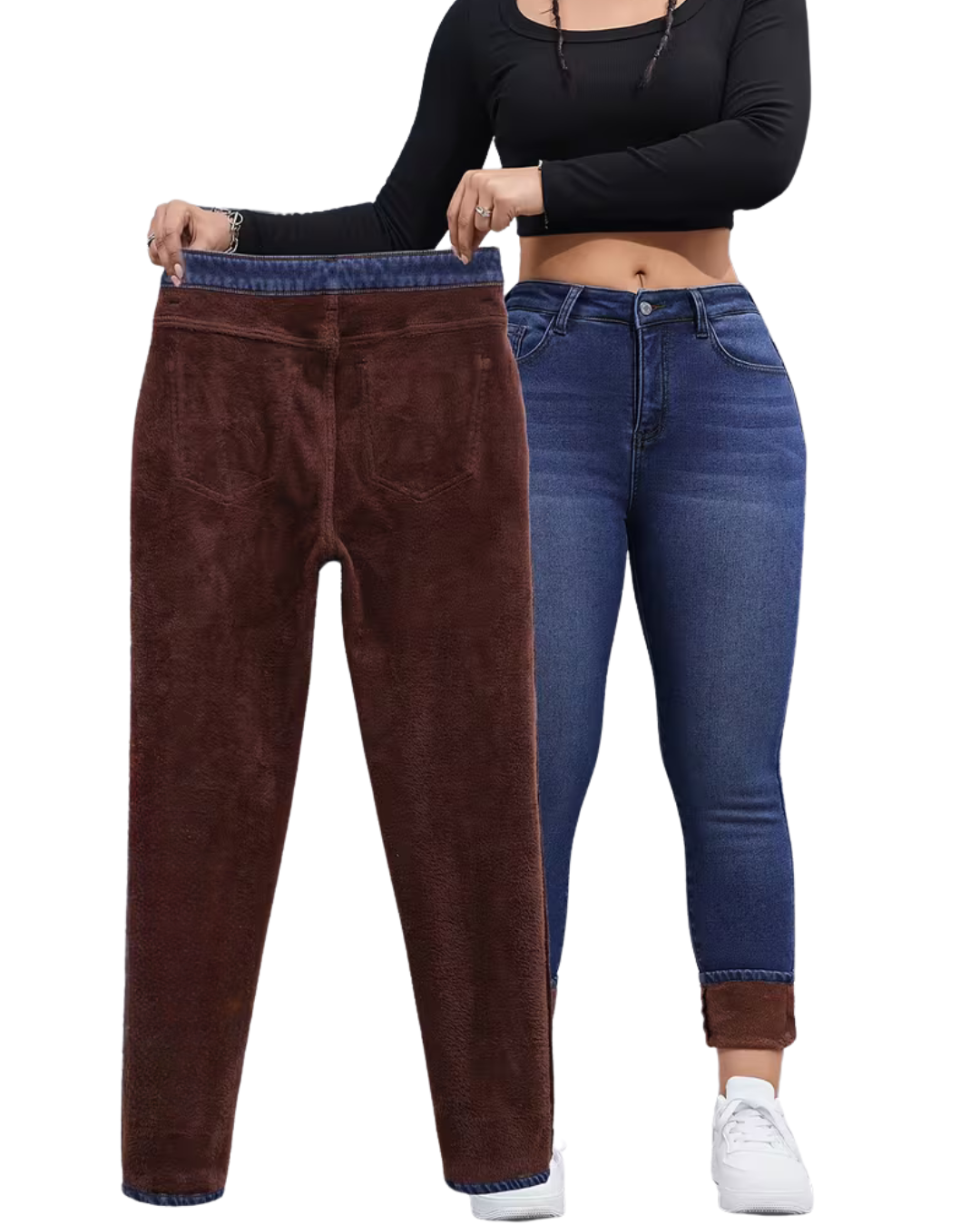 Pantalones térmicos con bolsillos para mujer®