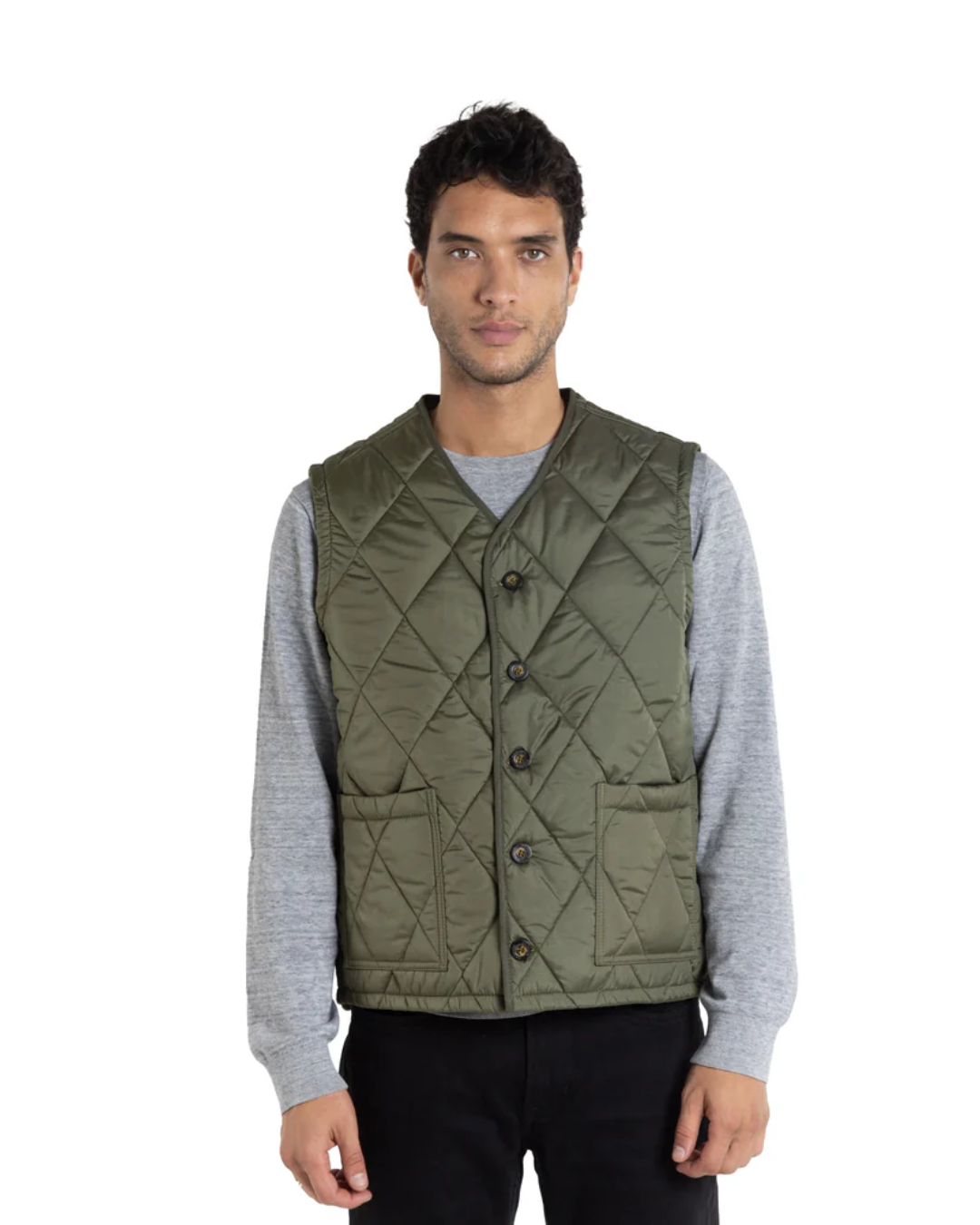 Chaleco para Hombre de Algodón Negro®