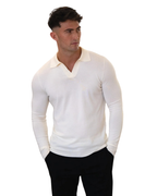 Polo de Manga Larga Suave y Transpirable para Hombre®