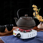 Placa Calefactora Portátil con Control de Temperatura Cocina Práctica y Compacta