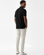 Polo de Punto Tejido de Elegancia Estructurada y Confort Ligero Para Hombre