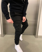 Pantalón cargo jogger elástico de estilo urbano para hombre