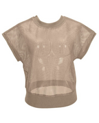 Conjunto de Camisa de punto en Crochet y Pantalón para Mujer