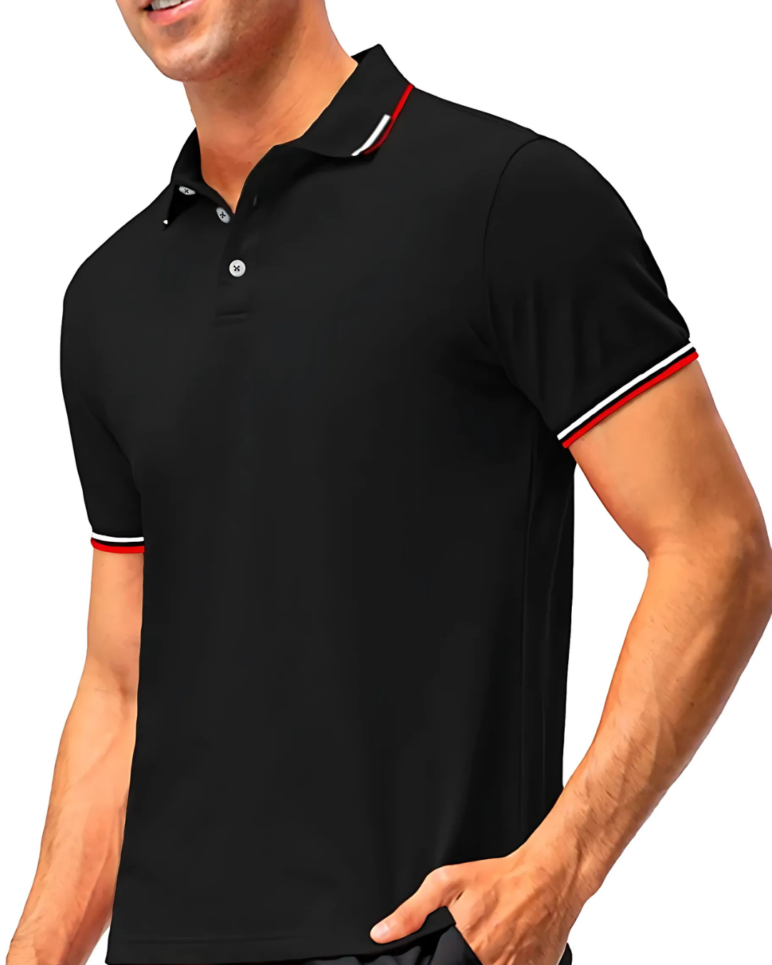 Camiseta Polo Táctica de Hombre con Manga Corta