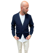 Cárdigan Clásico de Punto para Hombre