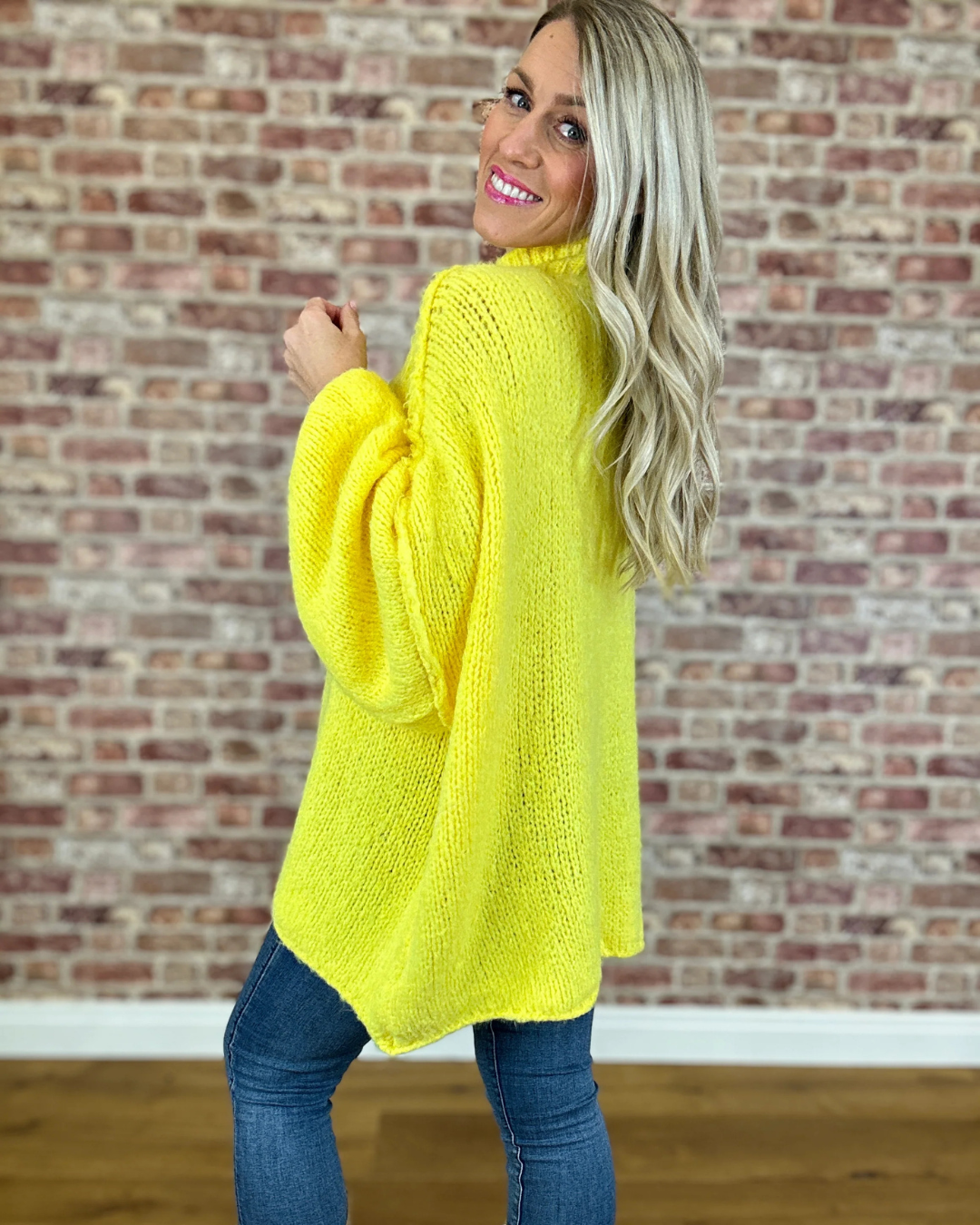 Jersey de punto grueso con cuello alto unisex®