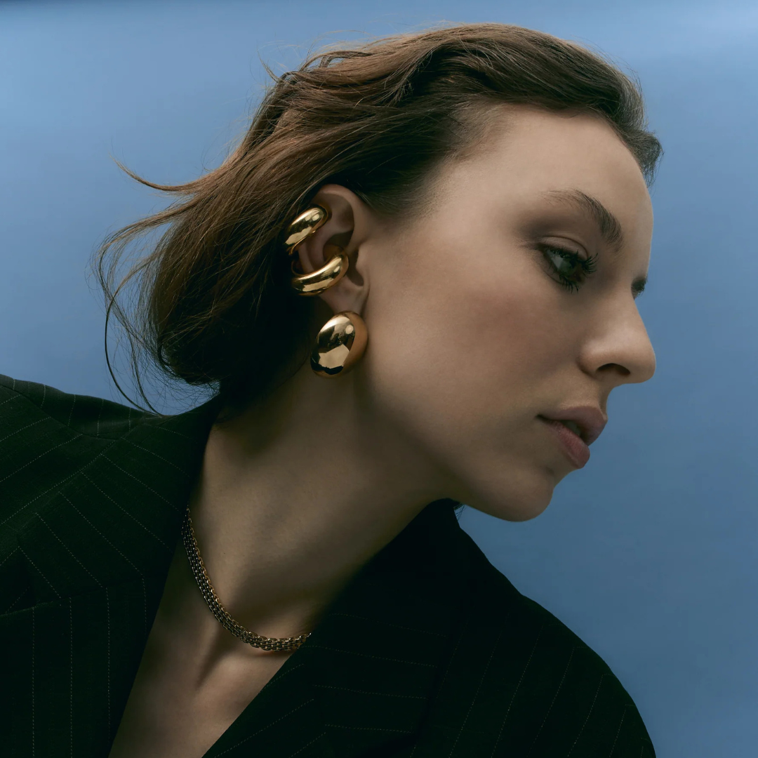 Set de Pendientes en Acero Inoxidable