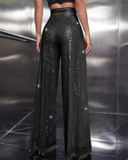 Pantalones Elásticos con Lentejuelas para Mujer®