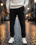 Pantalones informales con forro polar de estilo relajado para hombre®