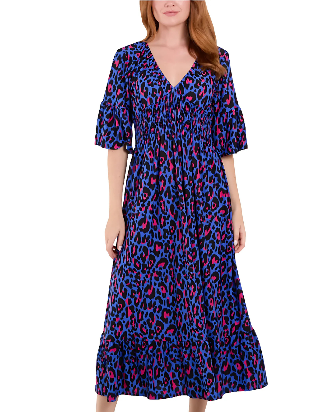 Vestido Estampado Animal Print con Diseño Moderno y Ajuste Perfecto