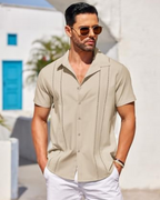 Camisa Guayabera de Lino Cubano para Hombre Frescura y Estilo Atemporal