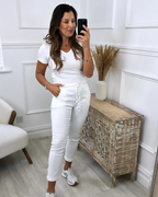 Pantalón Estilo Joggers con Cintura Ajustable y Bolsillos Funcionales para Mujer®