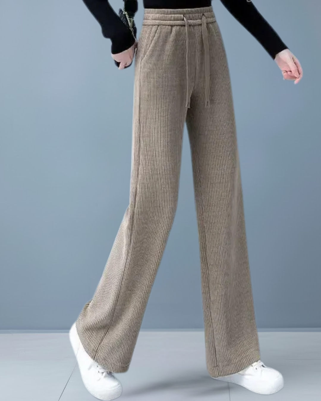 Pantalones anchos de terciopelo informales para mujer®