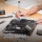 Mini destornillador eléctrico de 3.7V con 50 piezas de brocas magnéticas