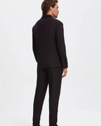 Conjunto Masculino con Camisa y Pantalón Slim en Tejido Plisado