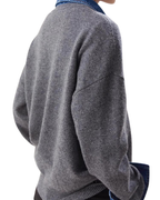 Camisa Manga Larga con Detalles en Mezclilla