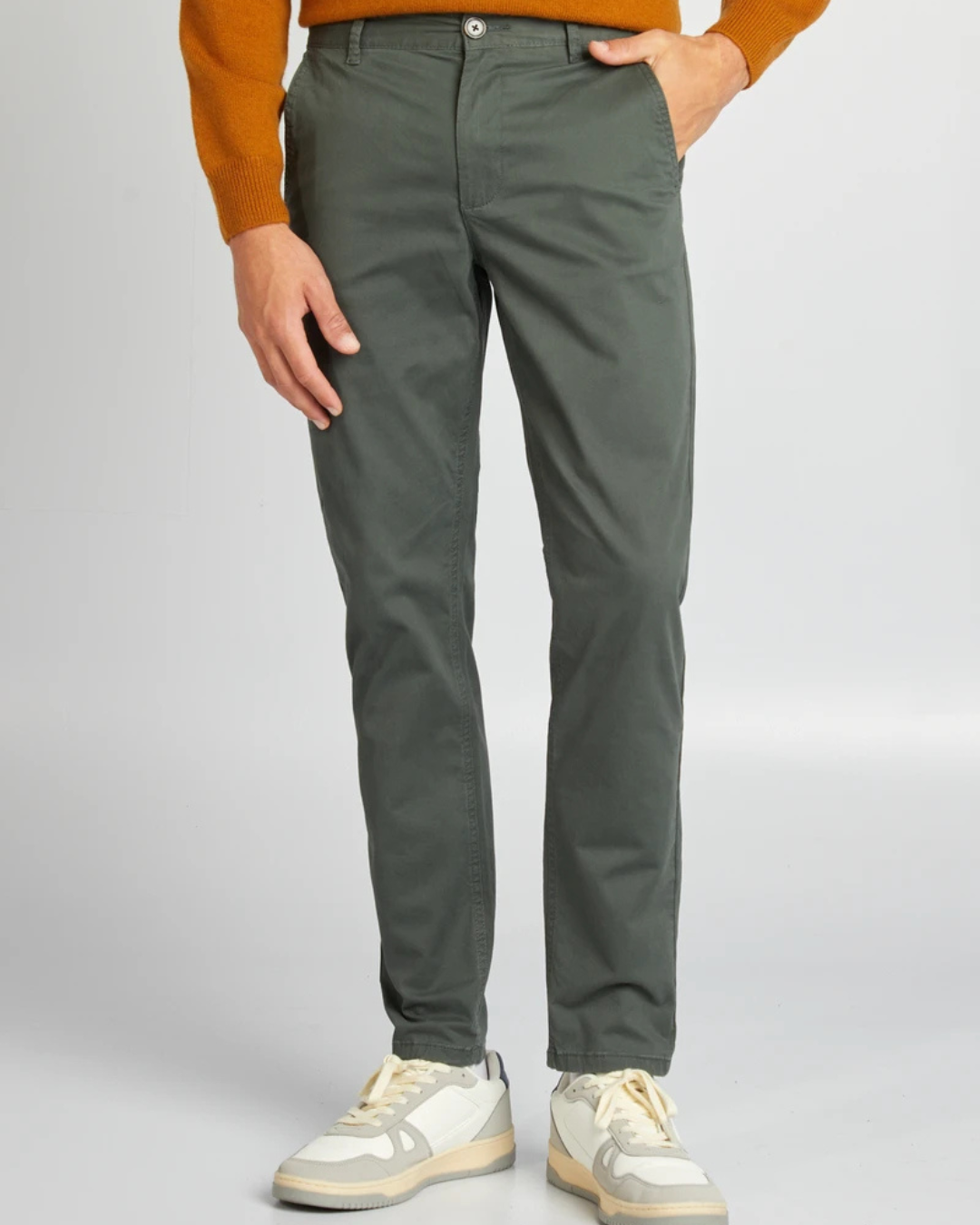 Pantalón Clásico de Vestir Elegante para Hombres
