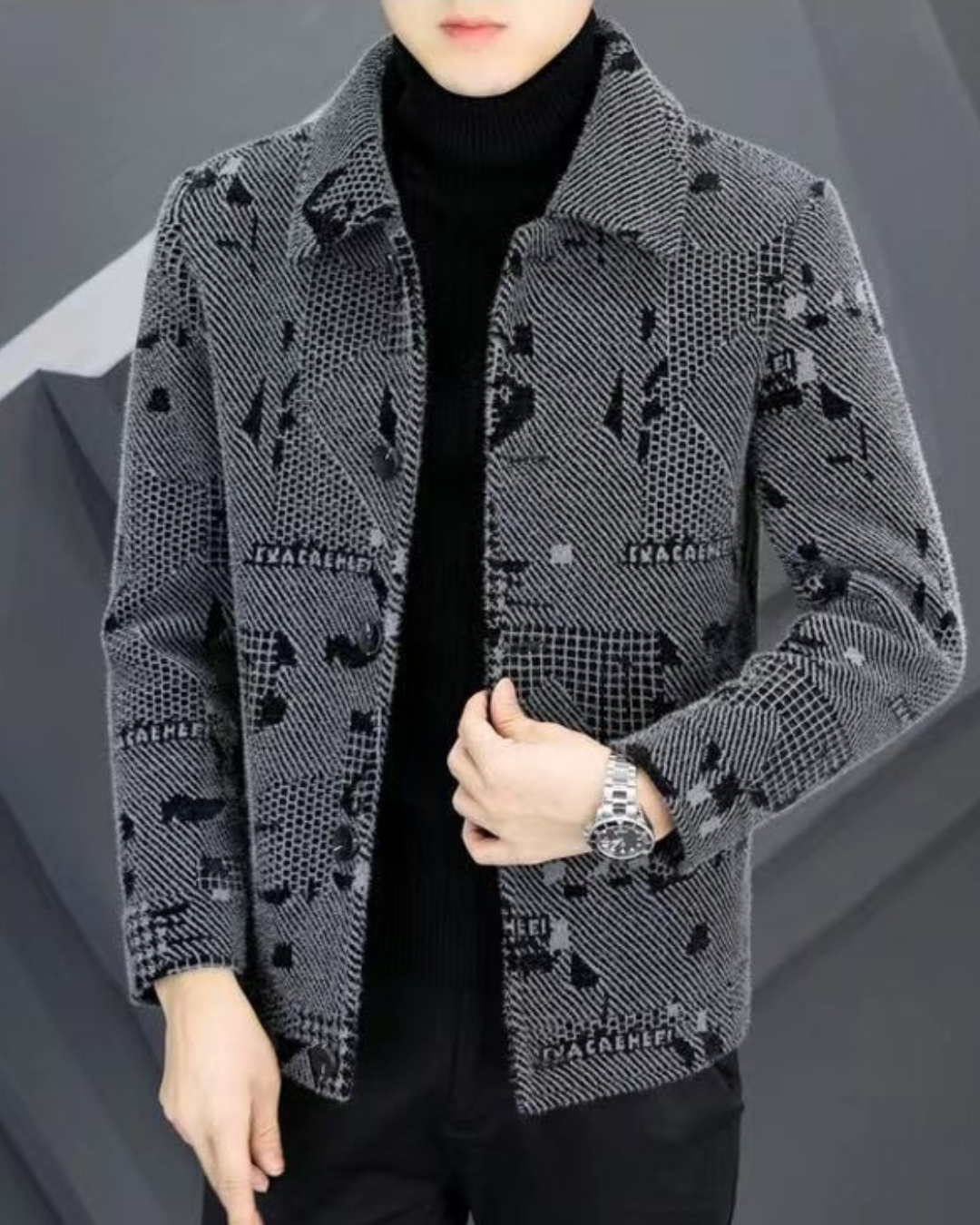 Chaqueta Abrigada de Alta Gama Resistente al Desgaste para Hombre